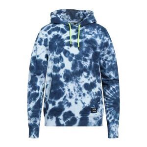 WeSC Men's Tie Dye-Print Sweatshirt - Blue Indigo, Medium, NWT